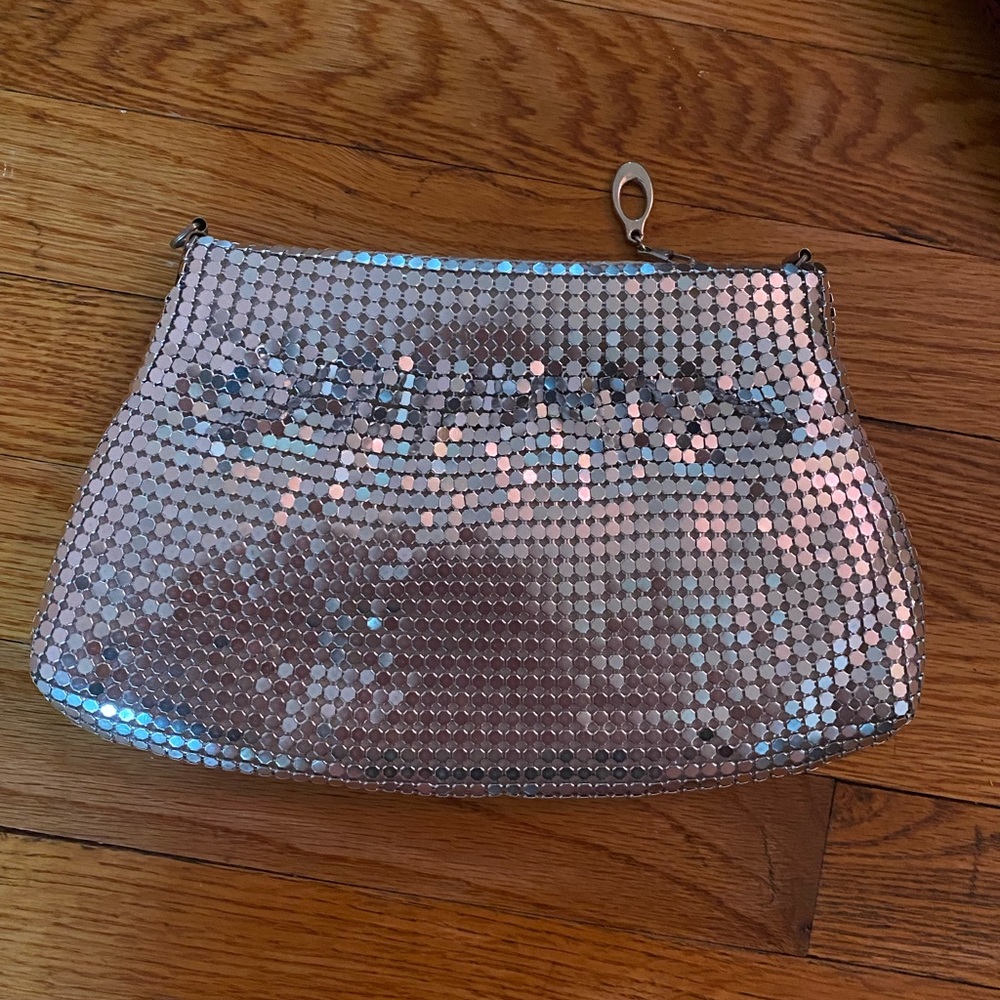 Vintage silver clutch